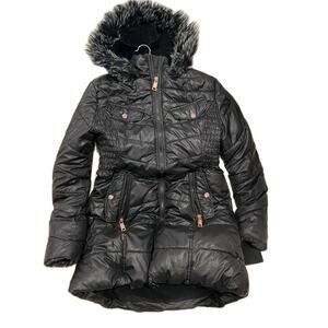 Nicole Miller Studio Vegan Polyester Womens Puffer Jacket